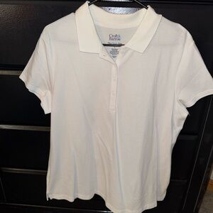 Croft & Barrow Women's Cream Button Down Shirt